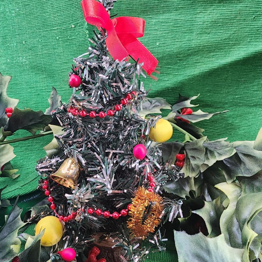 Vintage 80's Miniature Christmas Tree